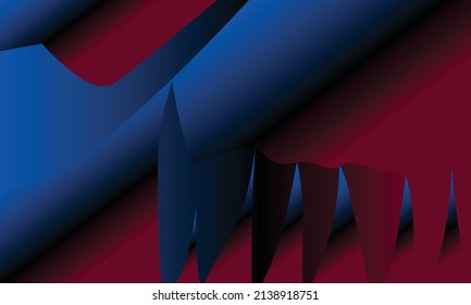 fondo de mezcla de corazón azul y rojo oscuro