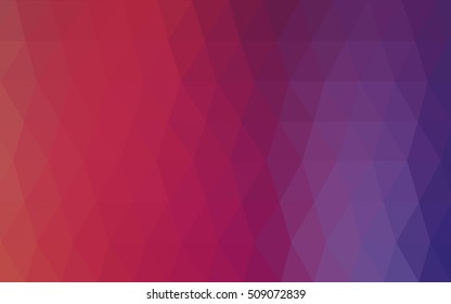 Dark blue, red polygonal background. An elegant bright illustration with gradient. The completely new template can be used for your brand book.