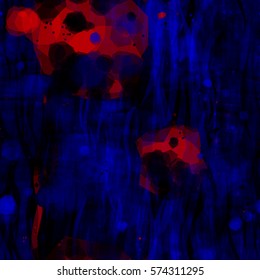 Dark blue and red seamless background. Abstract vector texture for fabric, packaging design