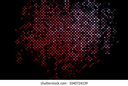 Dark Blue, Red vector abstract textured polygonal background. Blurry rectangular design. The pattern with repeating rectangles can be used for background.