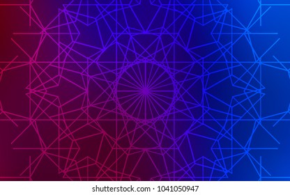 Dark Blue, Red vector abstract doodle background. Creative illustration in blurred style with doodles made by child. A new texture for your design.