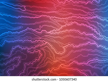 Dark Blue, Red vector abstract doodle background. Glitter abstract illustration with doodles and Zen tangles. Brand-new style for your business design.