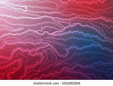 Dark Blue, Red vector abstract doodle background. A completely new color illustration in doodle style. Hand painted design for web, leaflet, textile.