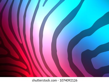 Dark Blue, Red vector abstract doodle texture. Shining colored illustration with doodles in Zen tangle style. The pattern can be used for heads of websites and designs.