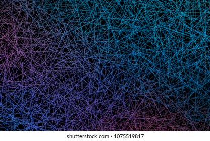 Dark Blue, Red vector abstract colorful background, which consist of triangles. Pattern with colored triangles on white background.