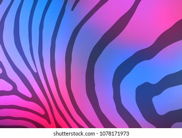 Dark Blue, Red vector abstract doodle pattern. Ethnic elegant natural pattern with gradient. Hand painted design for web, wrapping, wallpaper.