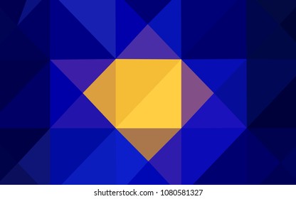 Dark Blue, Red vector abstract mosaic background. Modern geometrical abstract illustration with gradient. Brand-new design for your business.