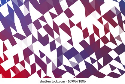 Dark Blue, Red vector abstract polygonal background. An elegant bright illustration with gradient. The elegant pattern can be used as part of a brand book.