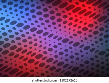 Dark Blue, Red vector abstract doodle texture. An elegant bright illustration with lines in Natural style. Brand-new style for your business design.