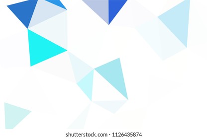 Dark Blue, Red vector abstract polygonal background. Creative geometric illustration in Origami style with gradient. Brand new design for your business.