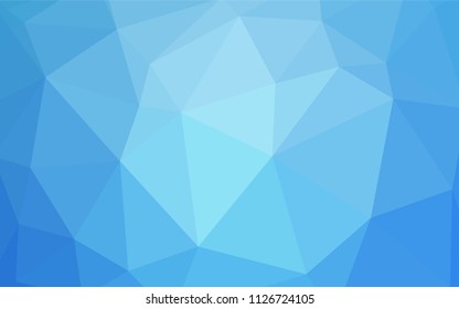 Dark Blue, Red vector abstract mosaic pattern. Glitter abstract illustration with an elegant triangles. Pattern for a brand book's backdrop.