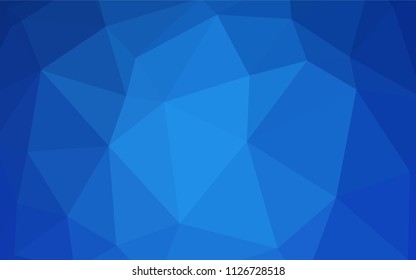 Dark Blue, Red vector abstract mosaic background. Colorful illustration in polygonal style with gradient. Brand new design for your business.