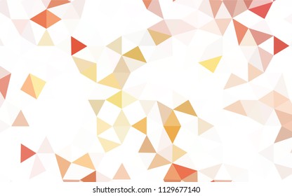 Dark Blue, Red vector abstract mosaic backdrop. Geometric illustration in Origami style with gradient.  Brand new design for your business.