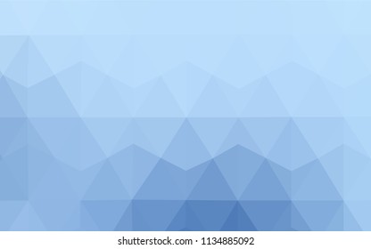 Dark Blue, Red vector abstract mosaic backdrop. Polygonal abstract illustration with gradient. Brand new style for your business design.