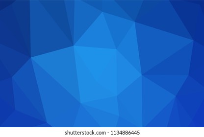 Dark Blue, Red vector abstract mosaic backdrop. A sample with polygonal shapes. Brand new style for your business design.