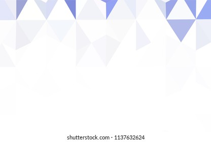 Dark Blue, Red vector abstract polygonal template. Colorful illustration in abstract style with triangles. Polygonal design for your web site.
