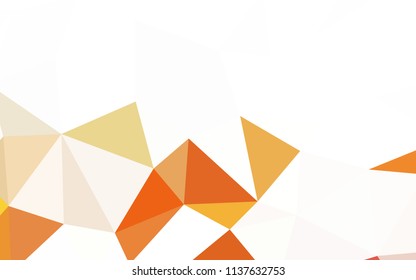 Dark Blue, Red vector abstract mosaic background. Glitter abstract illustration with an elegant triangles. Pattern for a brand book's backdrop.