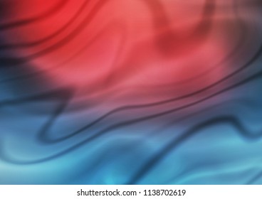 Dark Blue, Red vector abstract blurred template. Modern geometrical abstract illustration with gradient. Brand new design for your business.