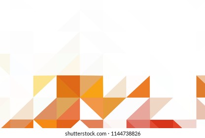 Dark Blue, Red vector abstract polygonal background. Shining colorful illustration with triangles. Brand new design for your business.