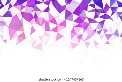 Dark Blue, Red vector abstract polygonal pattern. A sample with polygonal shapes. Template for cell phone's backgrounds.