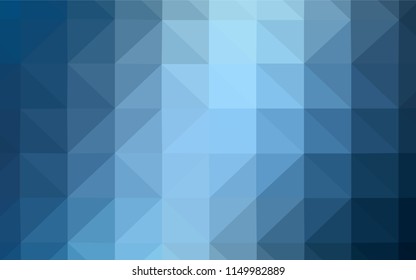 Dark Blue, Red vector abstract polygonal template. A sample with polygonal shapes. Completely new template for your banner.