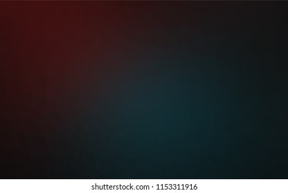 Dark Blue, Red vector abstract mosaic pattern. Modern geometrical abstract illustration with gradient. A completely new template for your business design.