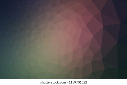 Dark Blue, Red vector abstract polygonal texture. A sample with polygonal shapes. Triangular pattern for your business design.