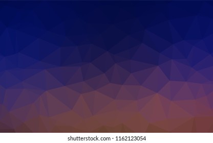 Dark Blue, Red vector abstract mosaic pattern. A completely new color illustration in a vague style. Brand new style for your business design.