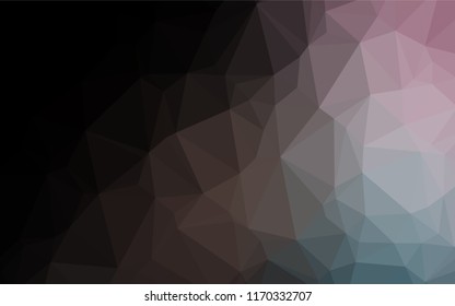 Dark Blue, Red vector abstract polygonal texture. Shining illustration, which consist of triangles. The template can be used as a background for cell phones.