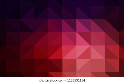Dark Blue, Red vector abstract mosaic backdrop. Creative geometric illustration in Origami style with gradient. Textured pattern for your backgrounds.