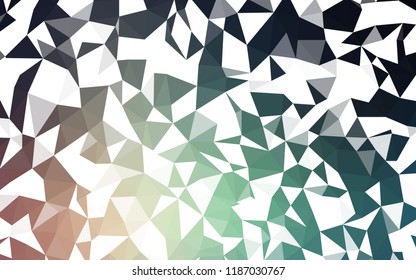 Dark Blue, Red vector abstract polygonal pattern. Modern abstract illustration with triangles. Best triangular design for your business.