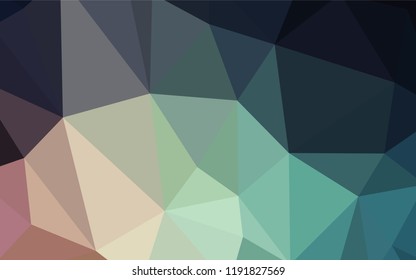 Dark Blue, Red vector abstract polygonal background. Elegant bright polygonal illustration with gradient. Template for cell phone's backgrounds.