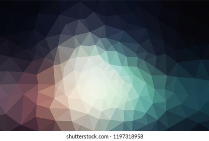 Dark Blue, Red vector abstract mosaic background. Modern abstract illustration with triangles. Textured pattern for your backgrounds.