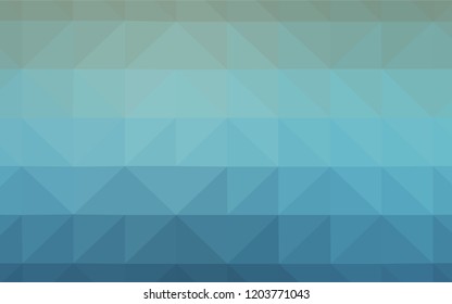 Dark Blue, Red vector abstract mosaic background. Shining colorful illustration with triangles. Completely new template for your banner.