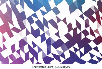Dark Blue, Red vector abstract polygonal texture. Shining illustration, which consist of triangles. The best triangular design for your business.