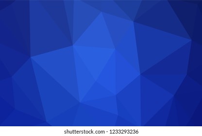Dark Blue, Red vector abstract mosaic background. Elegant bright polygonal illustration with gradient. A new texture for your web site.