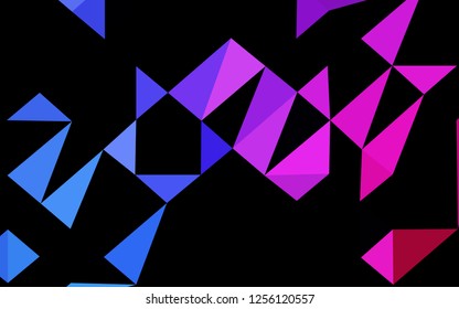 Dark Blue, Red vector abstract mosaic pattern. A completely new color illustration in a vague style. New texture for your design.