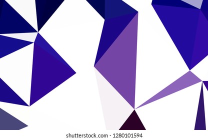 Dark Blue, Red vector abstract mosaic pattern. Creative geometric illustration in Origami style with gradient. Template for cell phone's backgrounds.