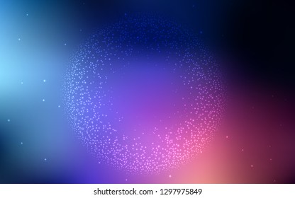 Dark Blue, Red vector abstract bright texture. An elegant bright illustration with gradient. Completely new design for your business.