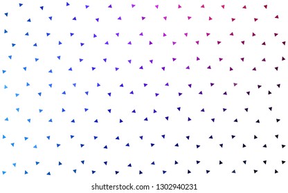 Dark Blue, Red vector  abstract polygonal background. Triangular geometric sample with gradient.  Textured pattern for your backgrounds.