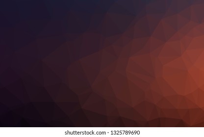 Dark Blue, Red vector abstract mosaic pattern. An elegant bright illustration with gradient. Completely new template for your business design.