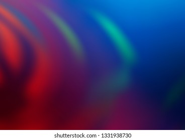 Dark Blue, Red vector abstract bokeh pattern. Glitter abstract illustration with an elegant design. Brand new style for your business design.