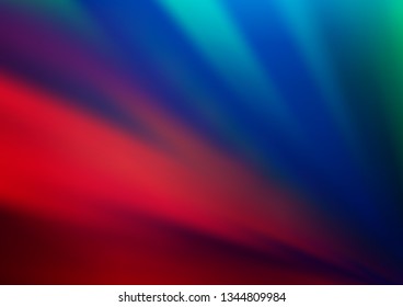 Dark Blue, Red vector abstract background. Shining colorful illustration in a Brand new style. The blurred design can be used for your web site.