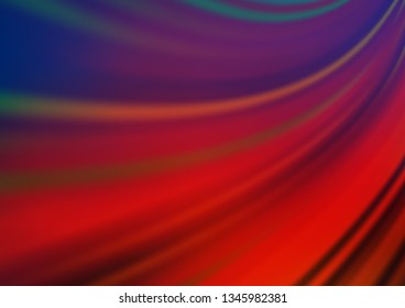 Dark Blue, Red vector abstract background. Modern geometrical abstract illustration with gradient. A completely new template for your design.