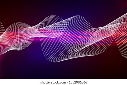 Dark Blue, Red vector abstract layout. Abstract colorful illustration with gradient. New way of your design.
