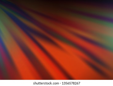 Dark Blue, Red vector abstract template. A vague abstract illustration with gradient. The template can be used for your brand book.