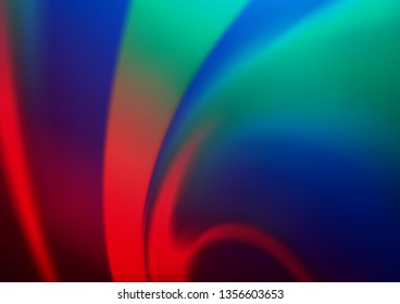 Dark Blue, Red vector abstract template. An elegant bright illustration with gradient. The background for your creative designs.