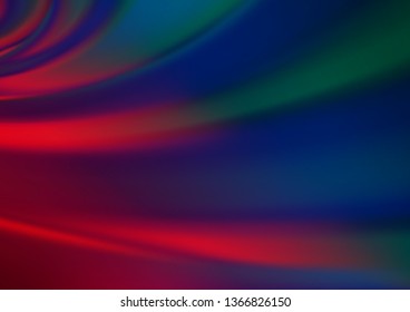 Dark Blue, Red vector abstract bokeh pattern. Colorful abstract illustration with gradient. The blurred design can be used for your web site.