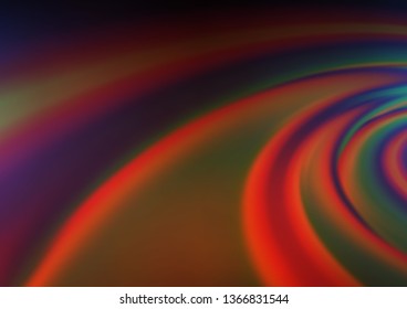Dark Blue, Red vector abstract blurred pattern. Colorful abstract illustration with gradient. The template for backgrounds of cell phones.