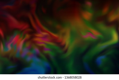 Dark Blue, Red vector abstract blurred layout. Colorful abstract illustration with gradient. Completely new design for your business.
